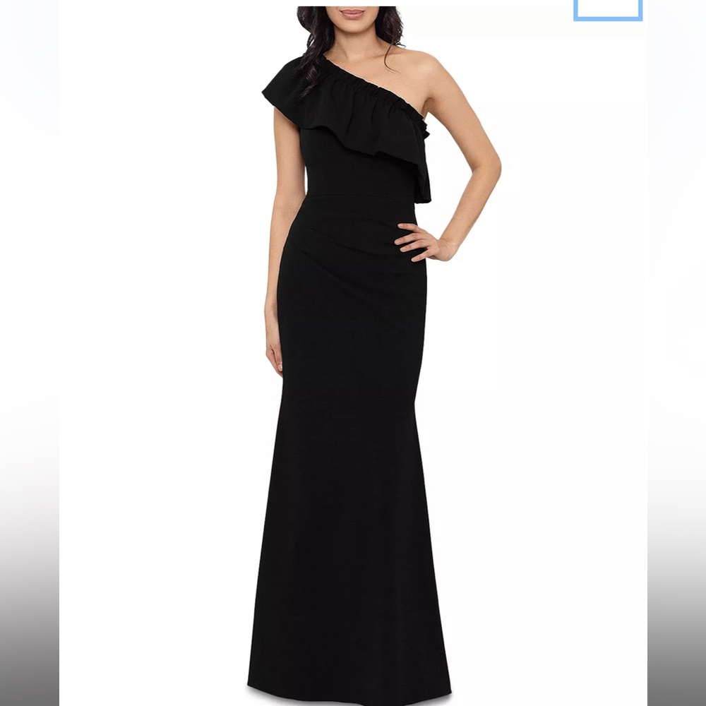 Aqua Black Gown